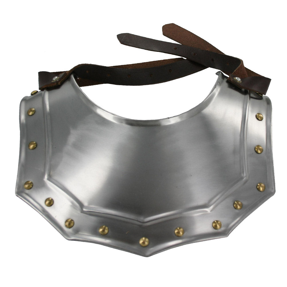 Renaissance Armor Gorget Neck Plate 18 Gauge Steel