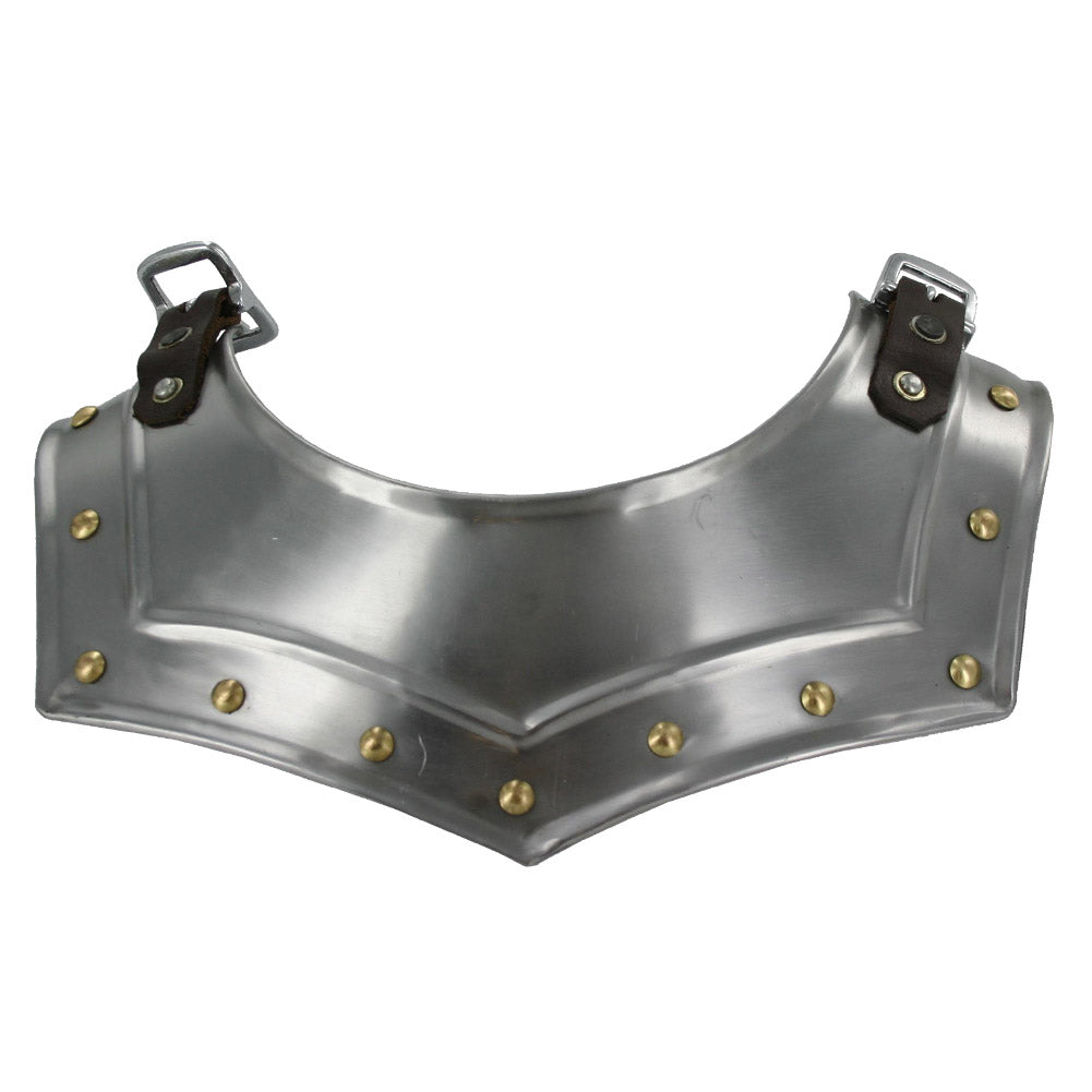 Renaissance Armor Gorget Neck Plate 18 Gauge Steel