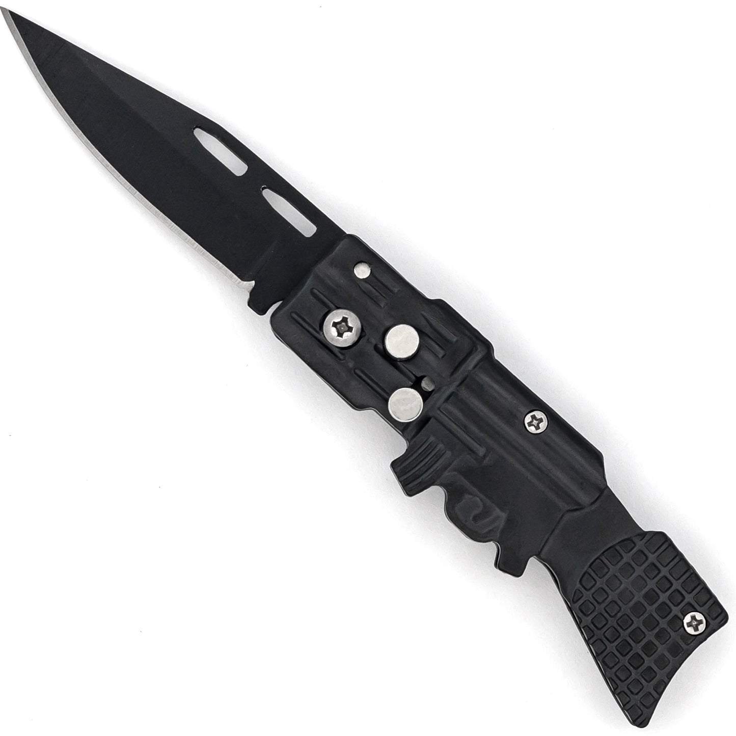 Pew Pew Mini Automatic Drop Point Knife