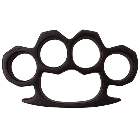 4.5 Inch Long Metal Knuckle Duster Black