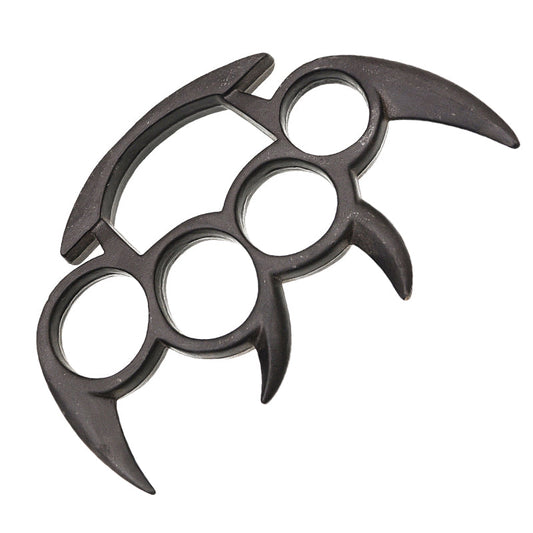 Claw Brass Knuckle Solid Steel - Black