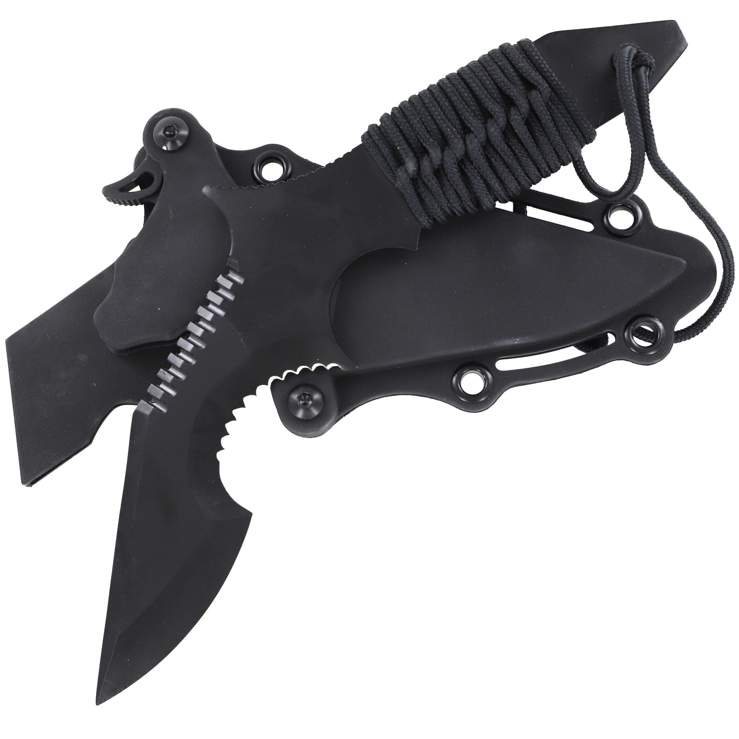 Creator of Chasm Serrated Sawback Survival Karambit