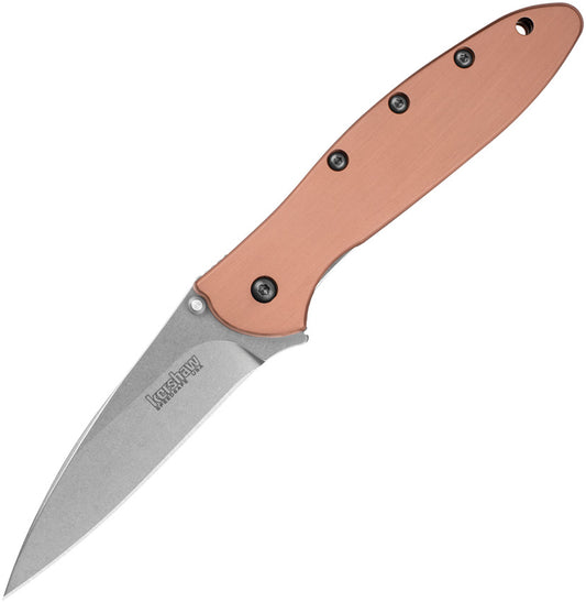 Kershaw-Leek Linerlock A/O Copper