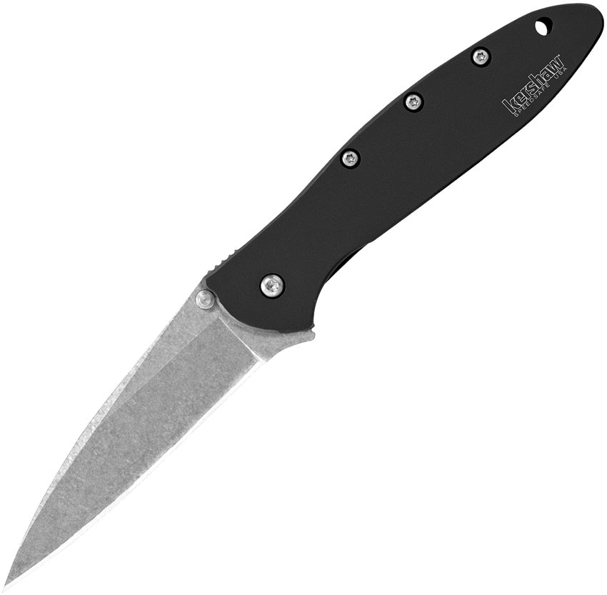 Kershaw-Leek Linerlock A/O Black SW