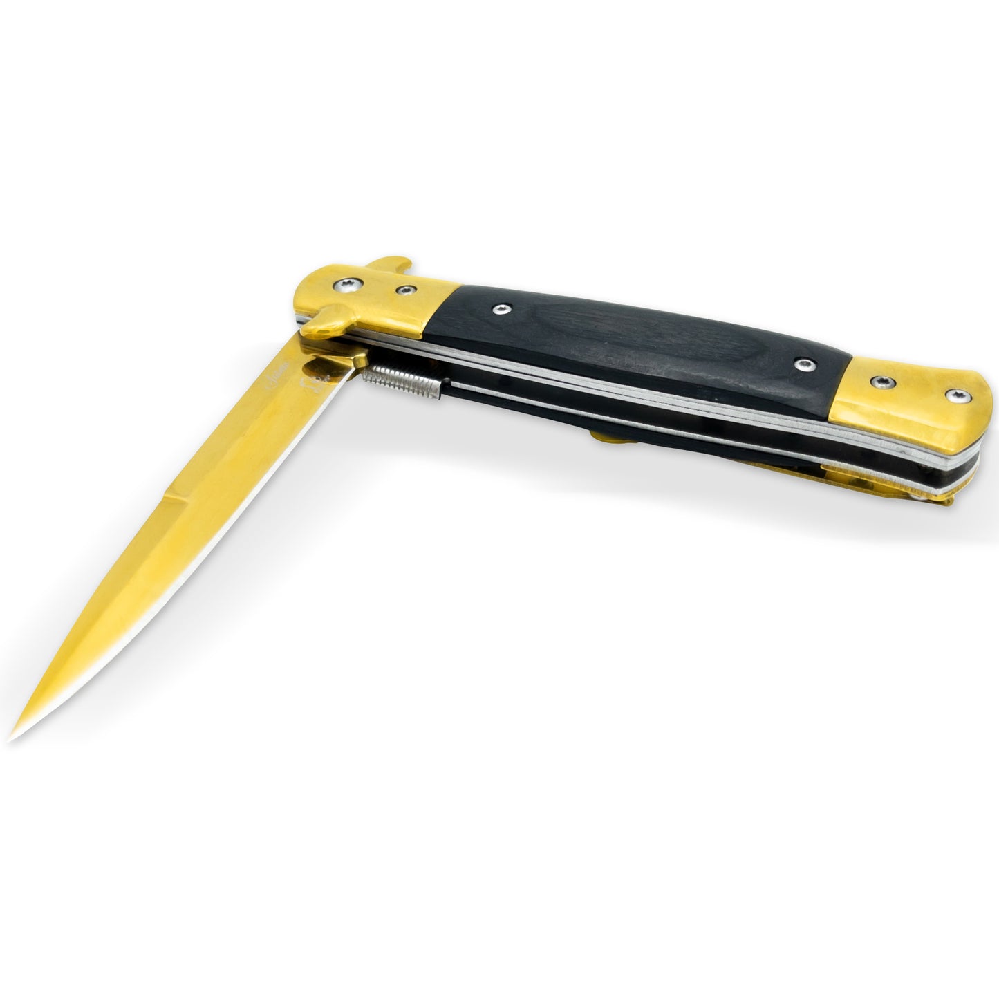 Falcon ™ Perfect Weapon Spring Assisted Stiletto Folding Pocket Knife