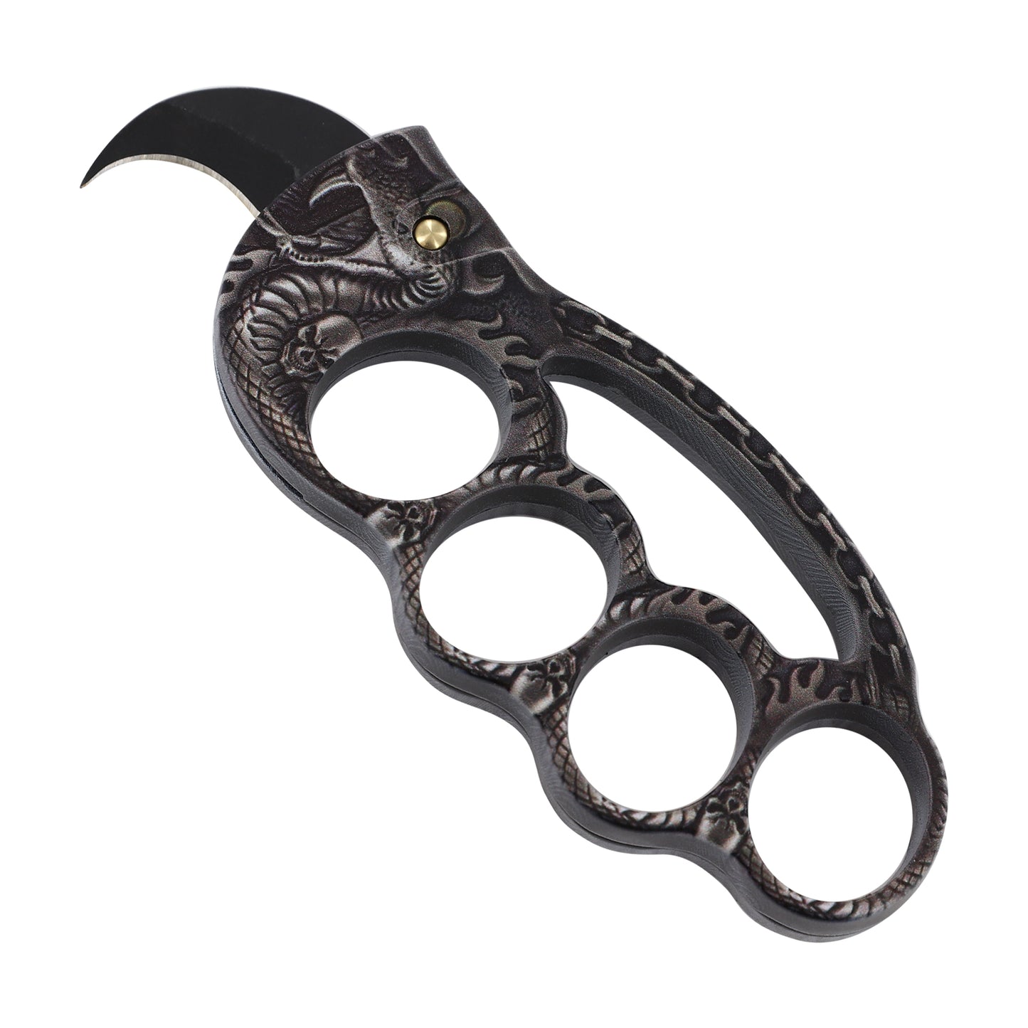 Don’t Tread on Me Automatic Knuckle Karambit Knife