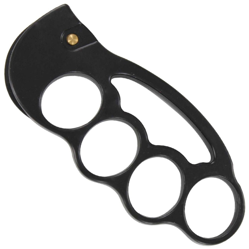 Liver Shot  Automatic Brass Knuckle Karambit Knife