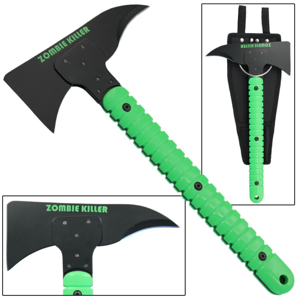 Killer Heavy Duty Throwing Axe Green Fire Breaker