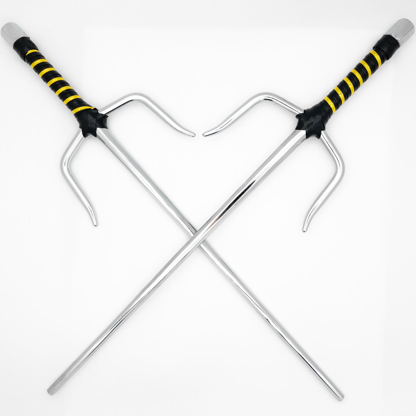 With the Sun Octagonal Martial Arts Training Sai | Set of 2