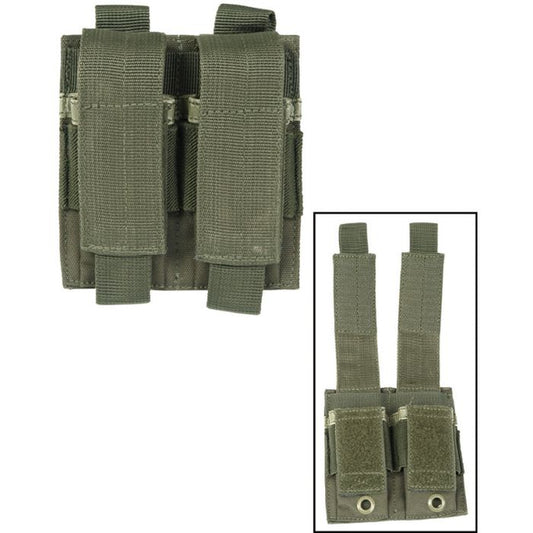 Mil-Tec OD Double Pistol Mag Pouch