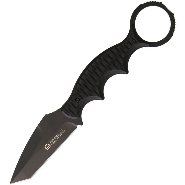 Maserin Neck Knife N690 Black G10