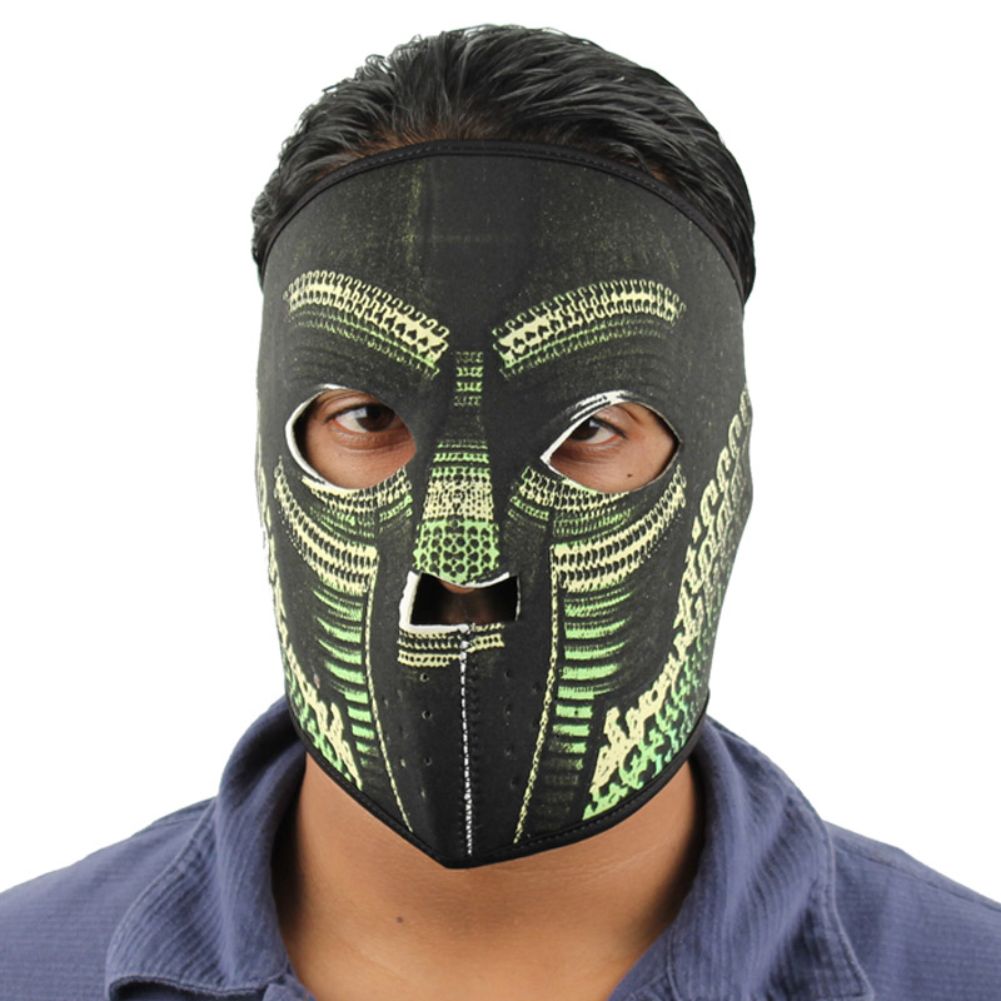 Doom Mad Rapper Neoprene Mask Green