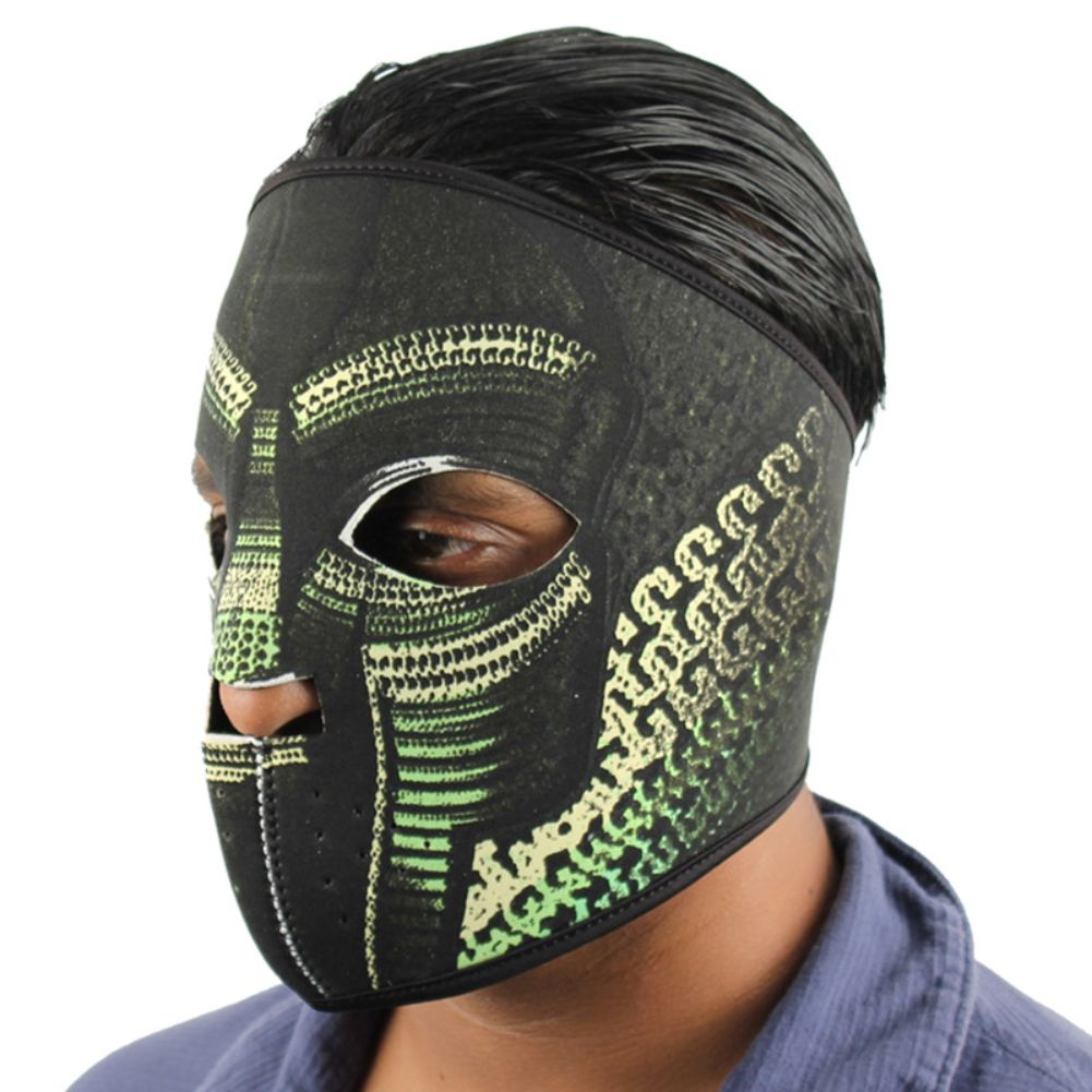 Doom Mad Rapper Neoprene Mask Green