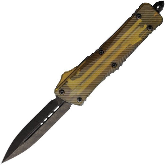 Microtech Auto Combat Troodon D/E Damasc