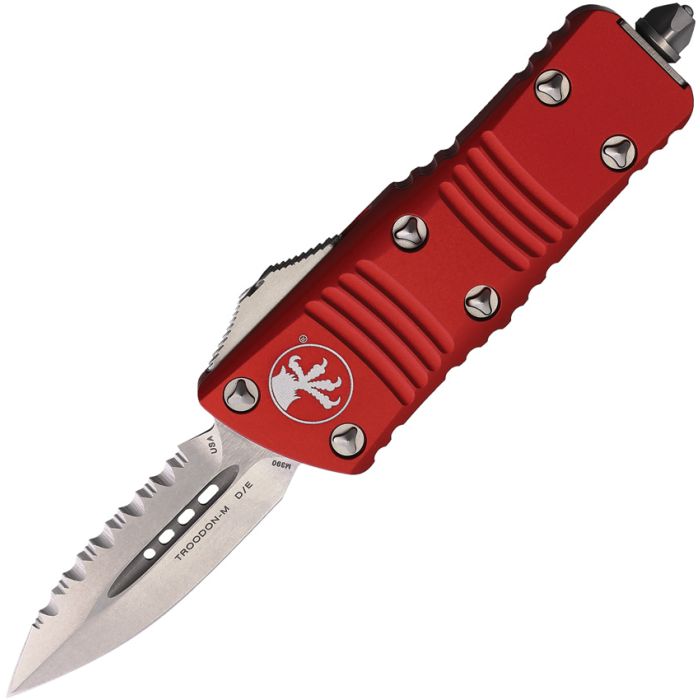 Microtech Auto Mini Troodon D/E OTF Red