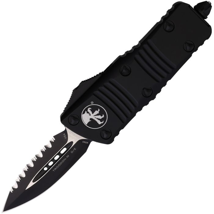 Microtech Auto Mini Troodon D/E OTF Blk