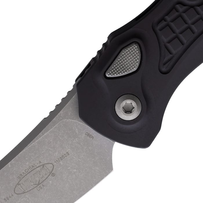 Microtech Auto Brachial Button Lock S/E