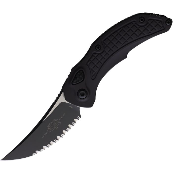 Microtech Auto Brachial Button Lock S/E