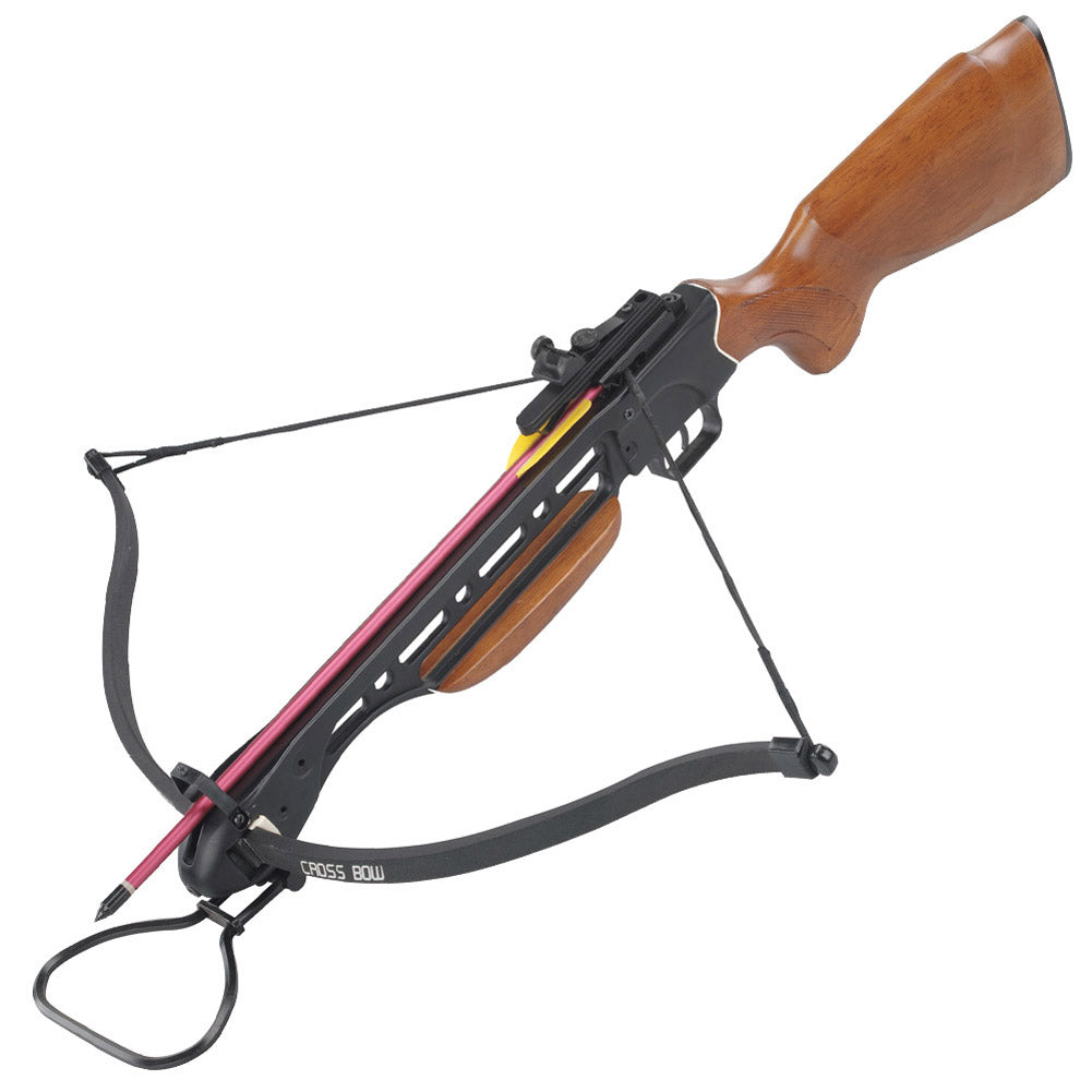 Hunters Crossbow 150lbs Wooden Stock