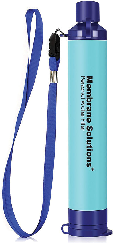 Water Filter Straw Blue