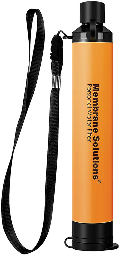 Water Filter Straw Orange