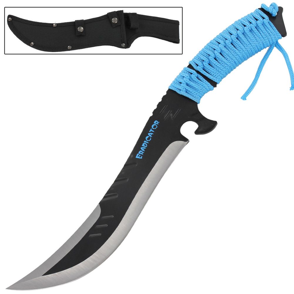 Eradicator Full Tang Blue Hunting Knife