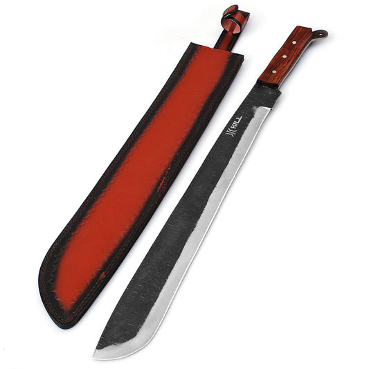 Voorhees Extra Long Carbon Steel Full Tang Outdoor Bush Machete