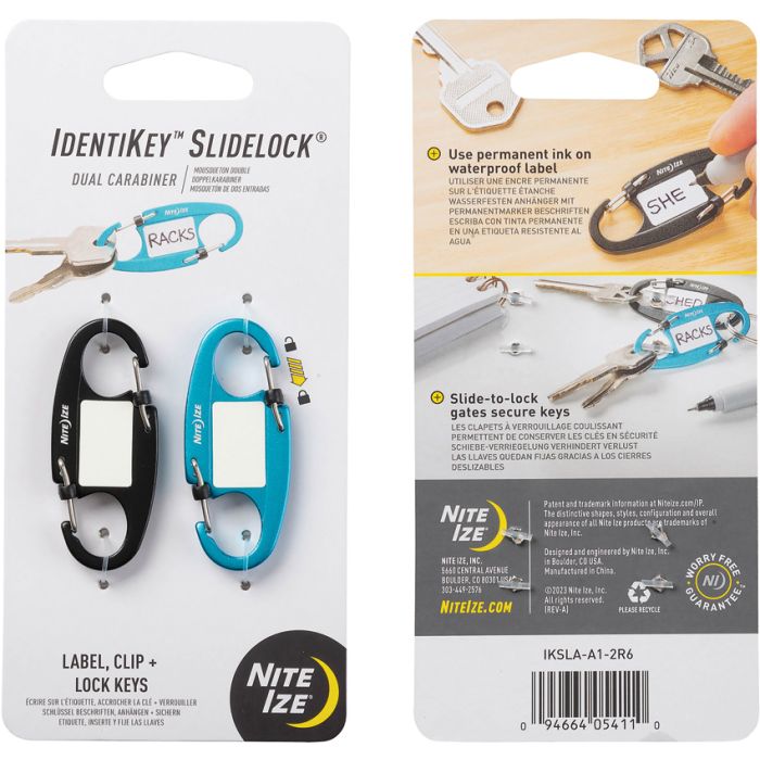 Nite Ize IdentiKey Slidelock Dual Cara