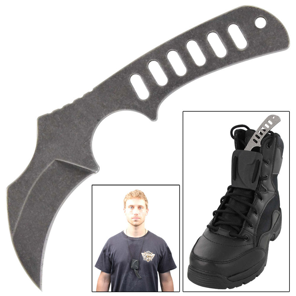 Deep Intolerance Tactical Neck Boot Knife