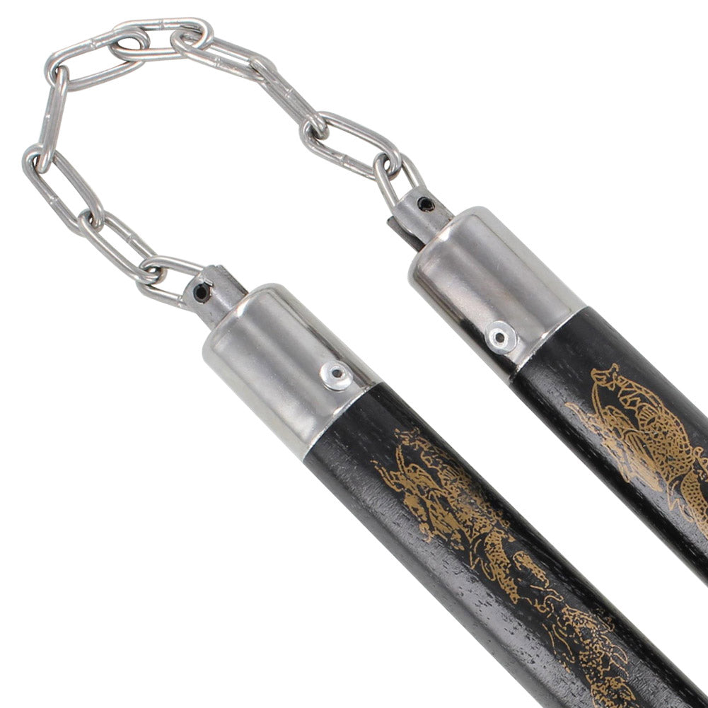 Nunchaku Descendants of the Dragon Wooden Set