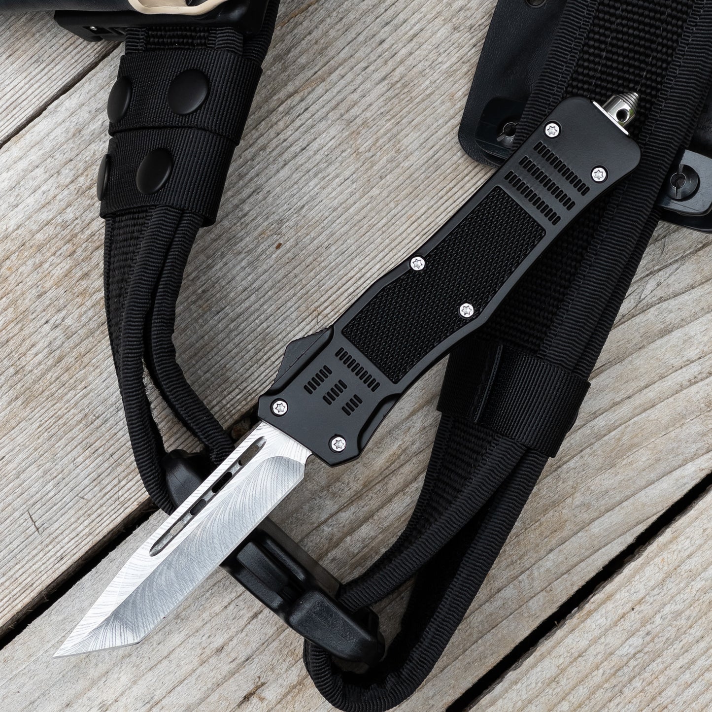 Tourniquet Automaton Deluxe Automatic Dual Action OTF Knife