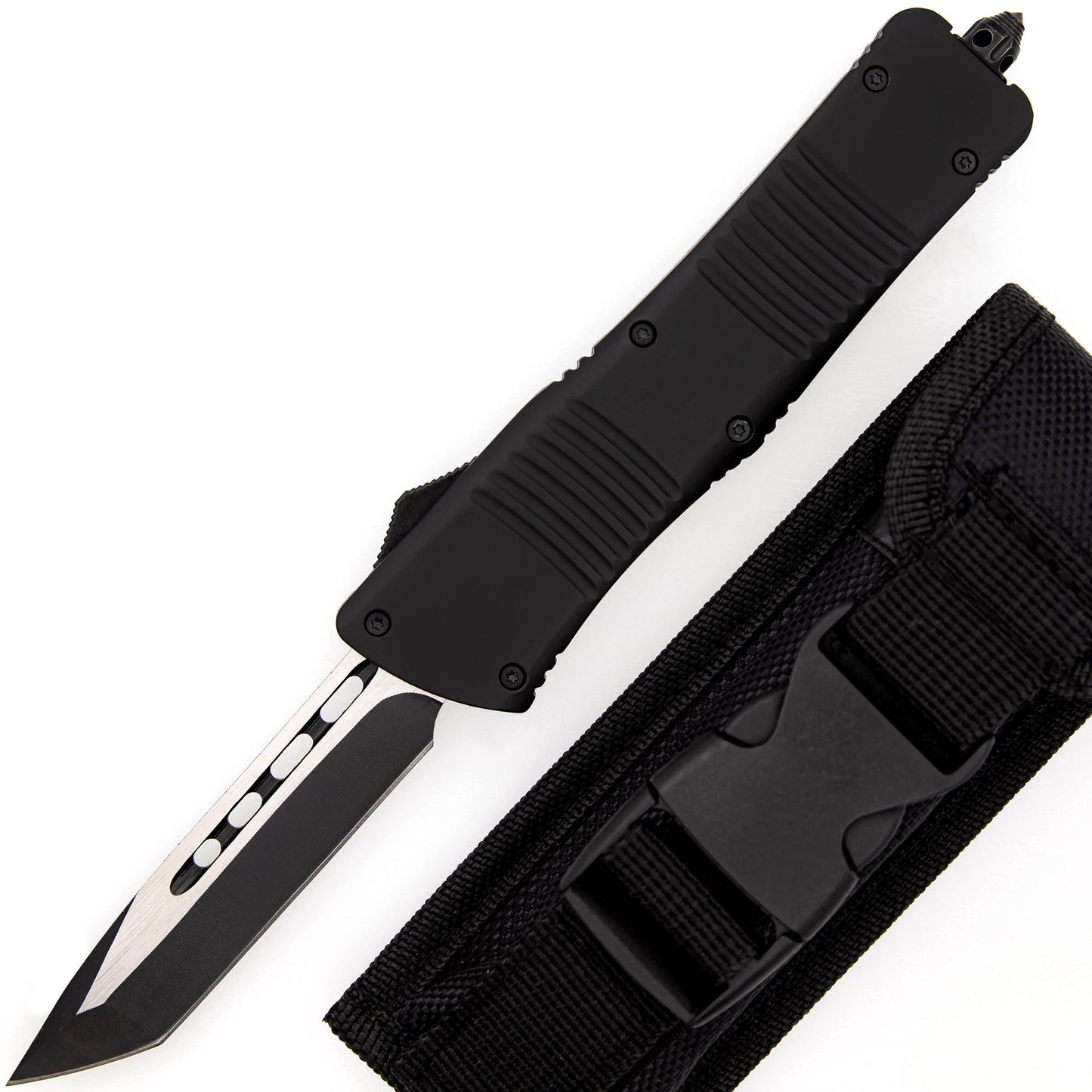 Behemoth Blade Automatic Heavy Duty Dual Action Tanto Style OTF Knife