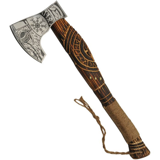 Pakistan Etched Viking Axe