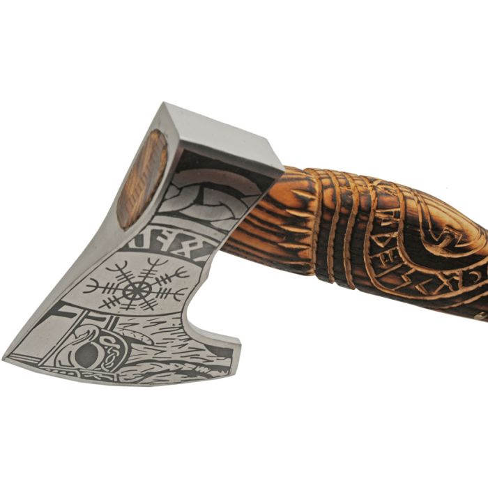 Pakistan Etched Viking Axe