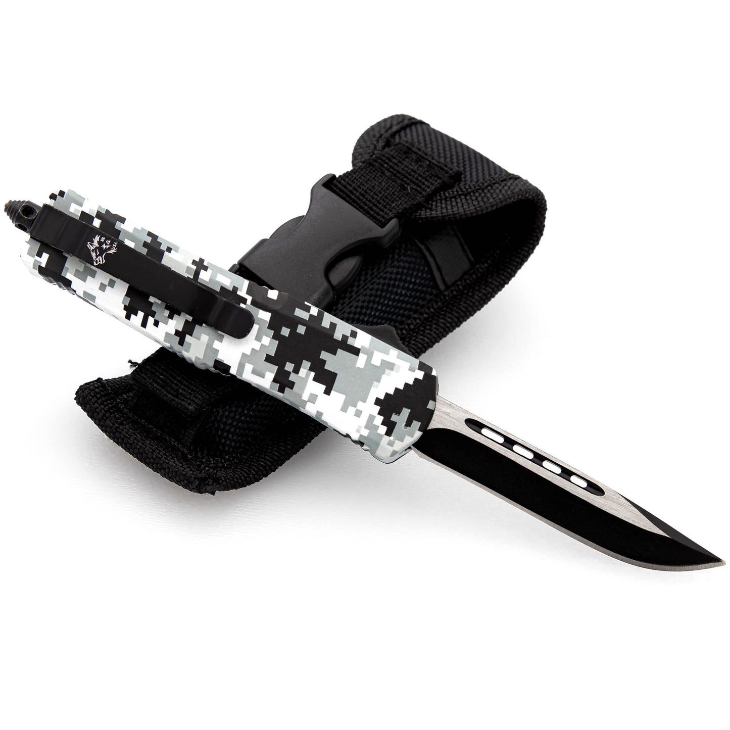 No Retreat Automatic Dual Action Compact OTF Knife