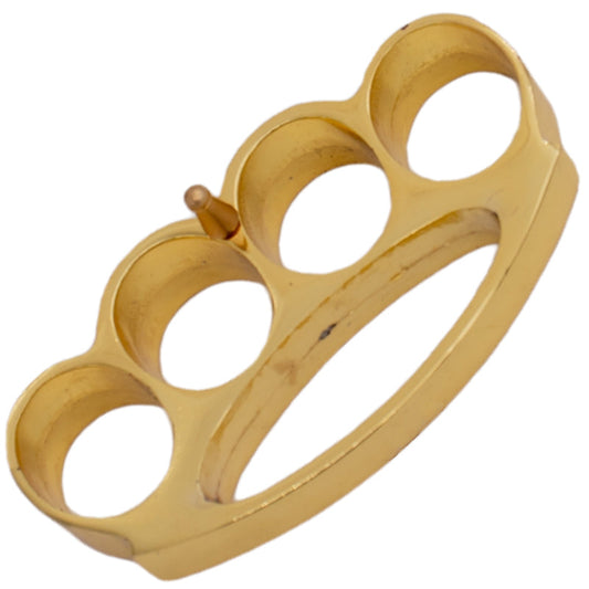 Solid Steel Brass Knuckle Buckle Good Buddy - Gold