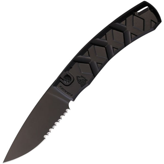 Piranha Knives Auto X Tactical Serrated