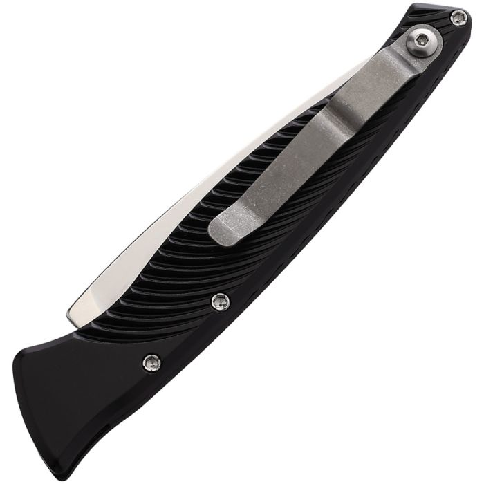 Piranha Knives Auto DNA Button Lock Black