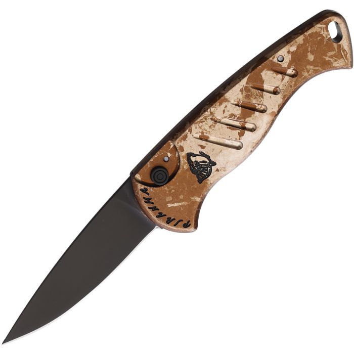 Piranha Knives Auto Fingerling Button Lock