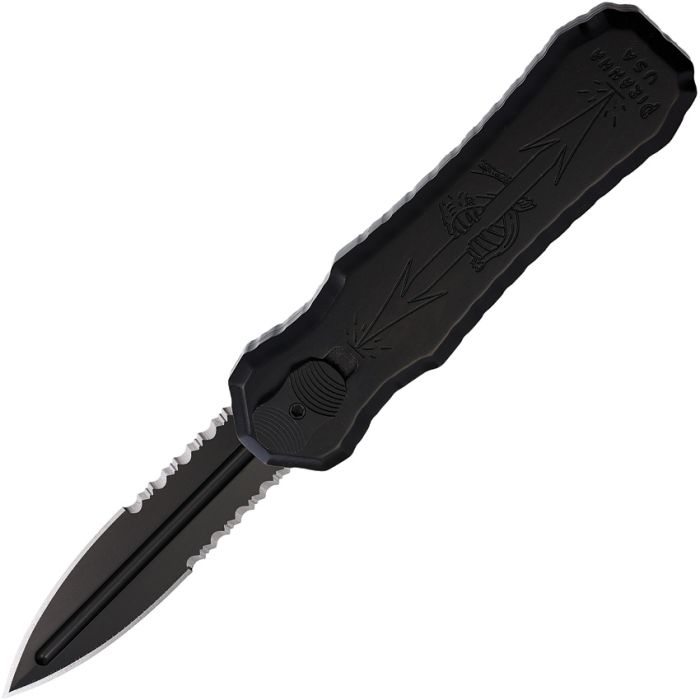 Piranha Knives Auto Excalibur Tactical Serrat