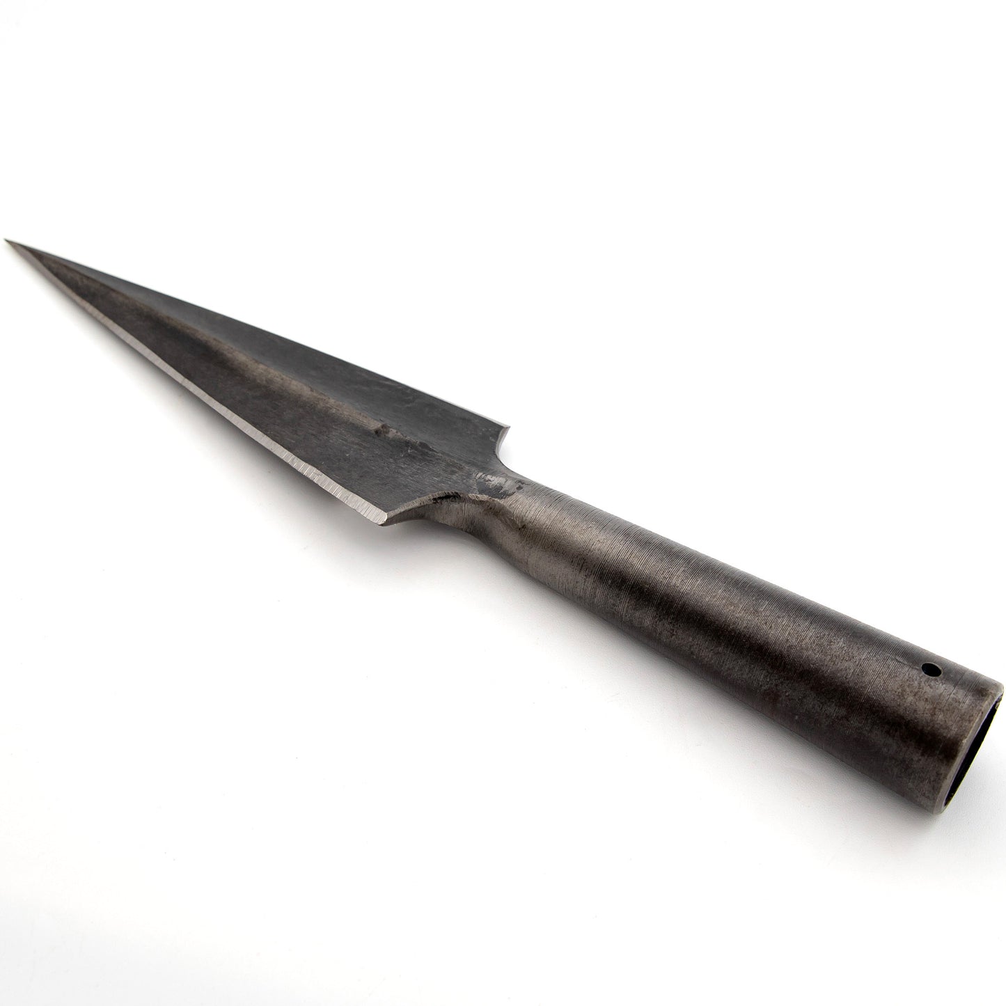 Spartan 300 Movie Spear Head Archaic Symbology Textured Hand Forged from a Solid Industrial Rod of High Carbon Steel Spearhead