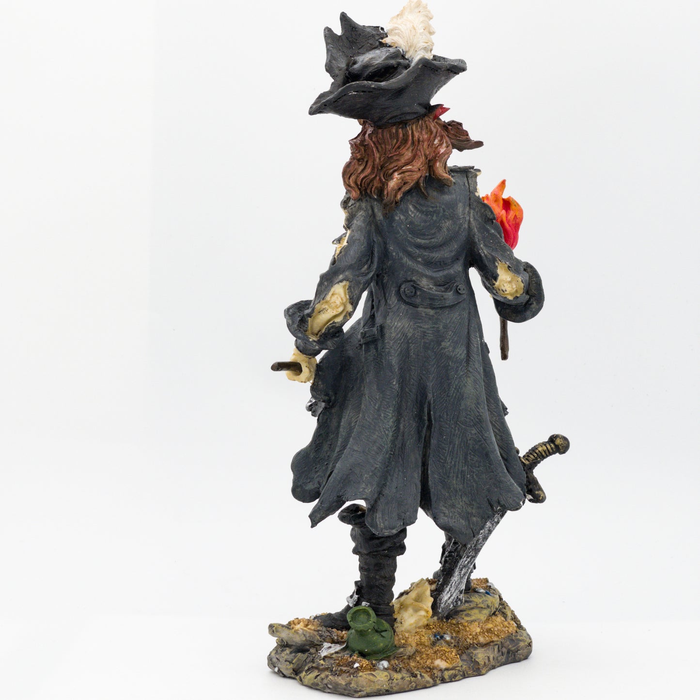 Isla De Muerta Skeleon Pirate Captain Figure Statue