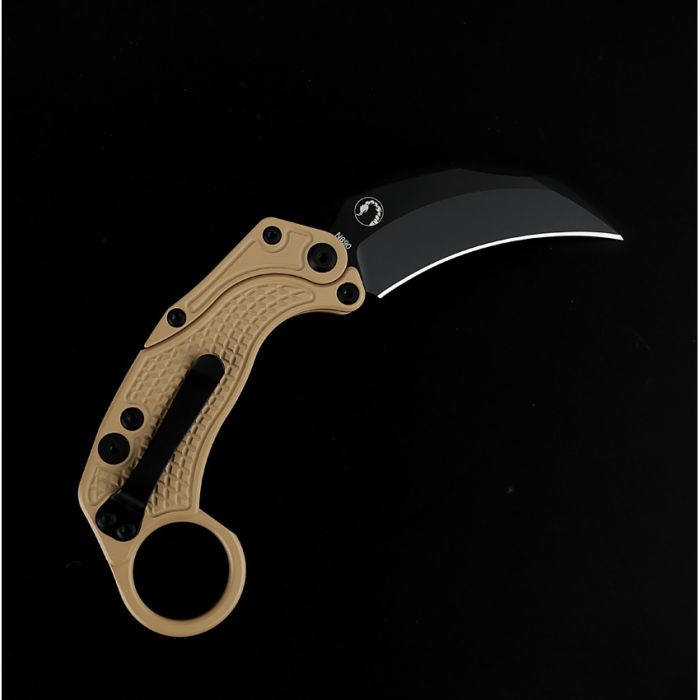 Reate Knives EXO-K Button Lock Tan