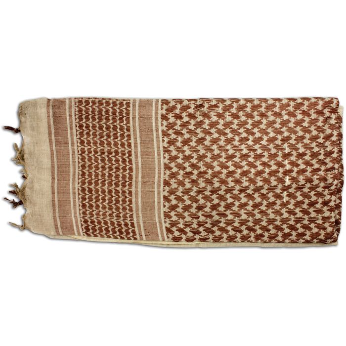 Red Rock Outdoor Gear Shemagh Head Wrap Tan/Brown