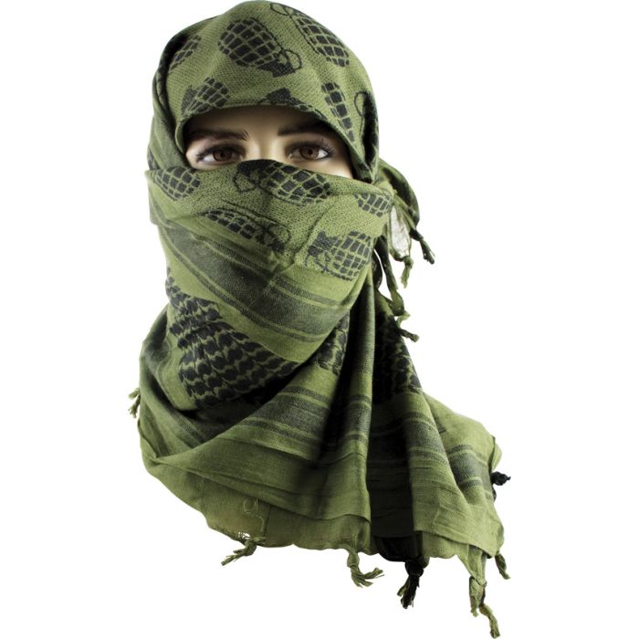 Red Rock Outdoor Gear Shemagh Head Wrap Grenade