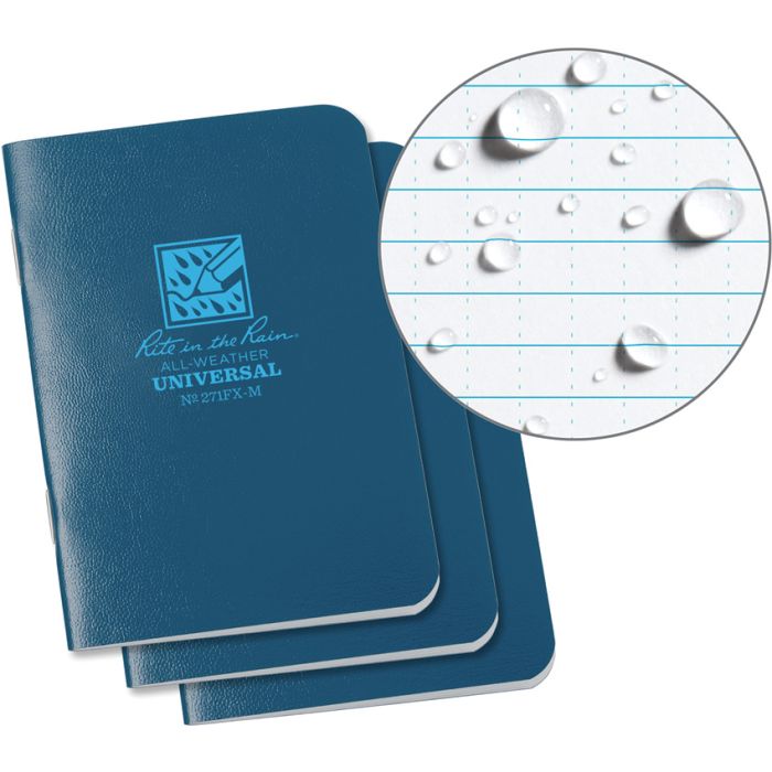 Rite in the Rain Mini Stapled Notebook 3pk