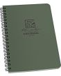 Rite in the Rain Side Spiral Notebook Green