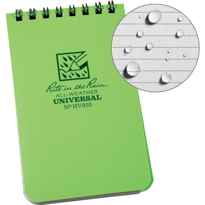 Rite in the Rain Hi-Vis Top Spiral Notebook