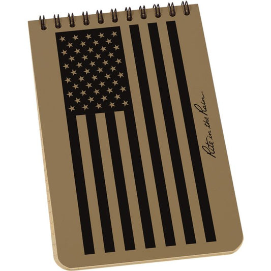 Rite in the Rain Top Spiral Notebook 4x6 Flag