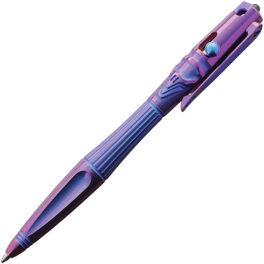 Rike Knife Titanium Pen Blue and Purple